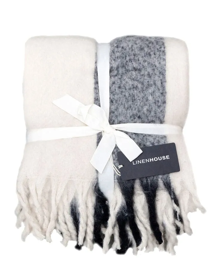 Linen House Embrace Throw 140x180cm Tartan