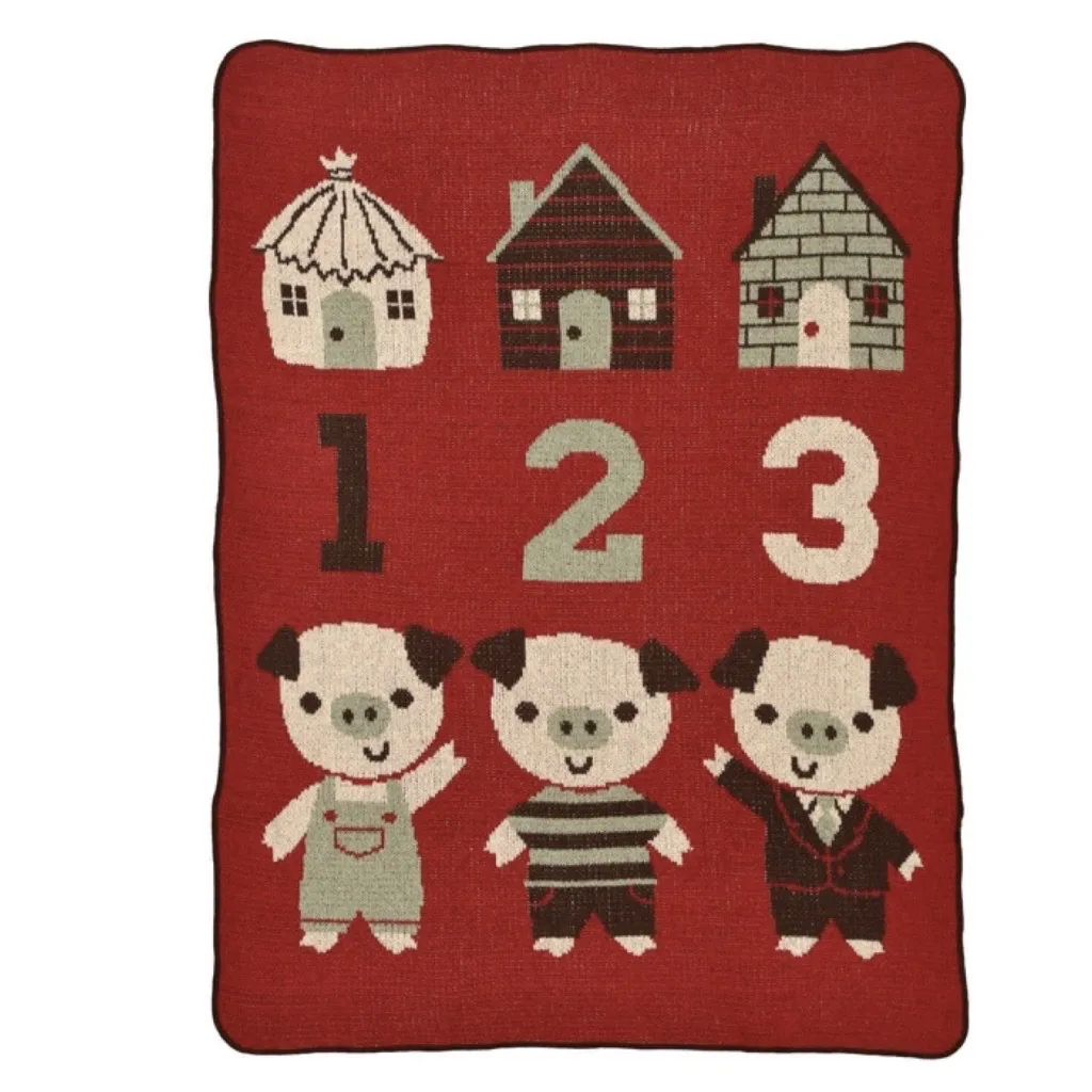 Little Pigs Throw