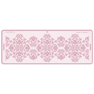Long Border Damask Cake Stencil CARNA