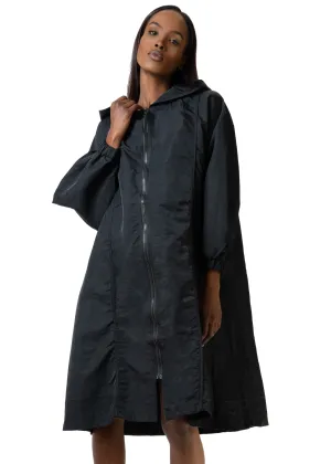 Long Lightweight Hooded Jacket