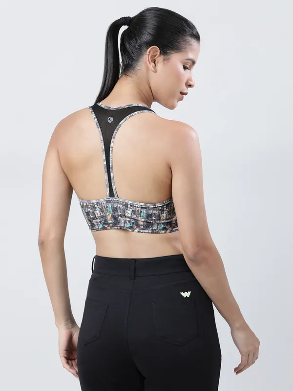 Lovable Multi Color Padded Non Wired Full Coverage Bra-MANTRA BRA HD-MG-BK