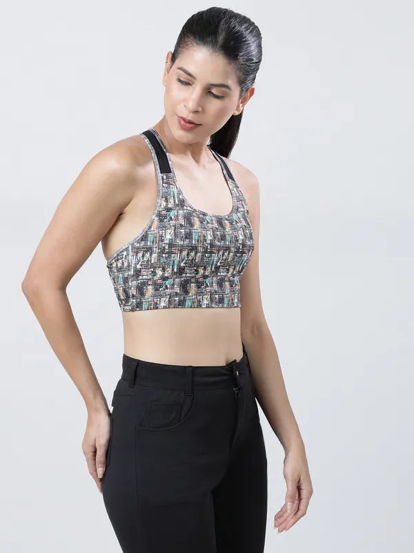 Lovable Multi Color Padded Non Wired Full Coverage Bra-MANTRA BRA HD-MG-BK
