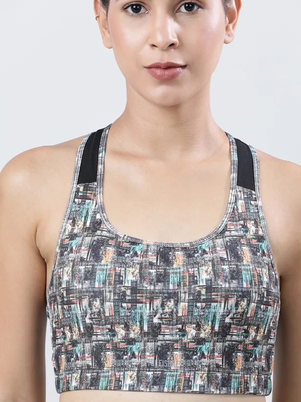 Lovable Multi Color Padded Non Wired Full Coverage Bra-MANTRA BRA HD-MG-BK