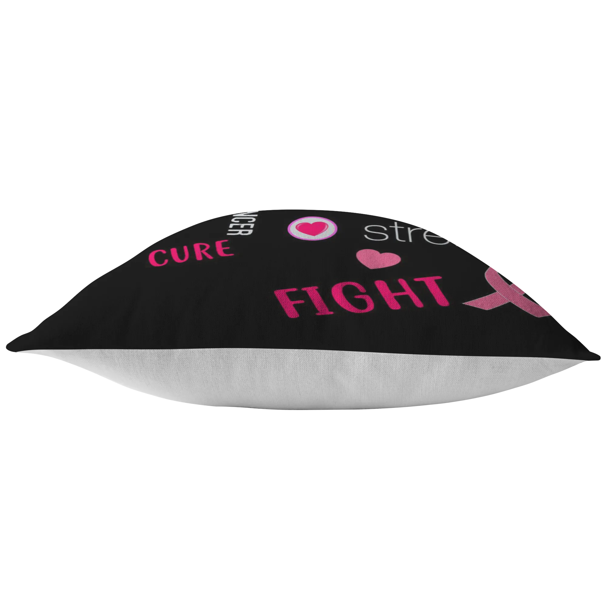 Love Strength Hope Breast Cancer Awareness Pillow