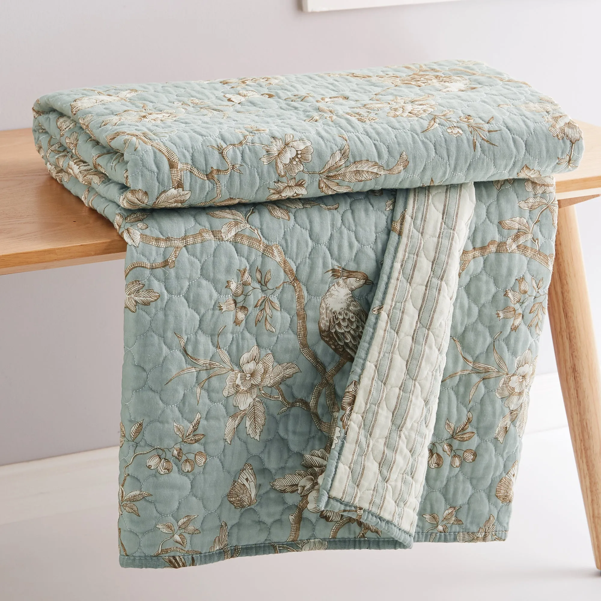 Lyon Teal Throw