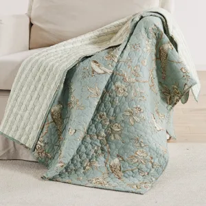 Lyon Teal Throw