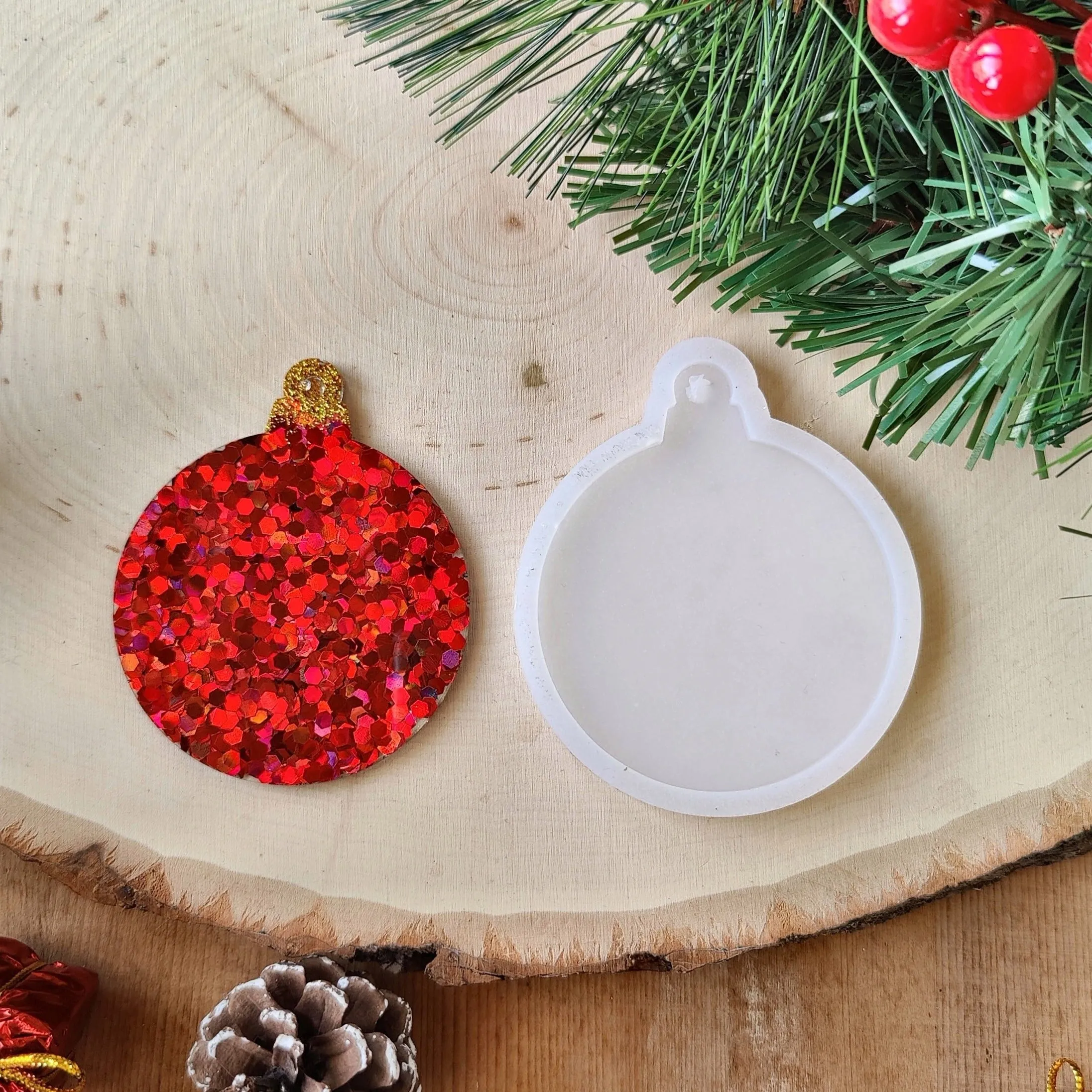 M17 Christmas Hangings Silicone Moulds (3 pieces)