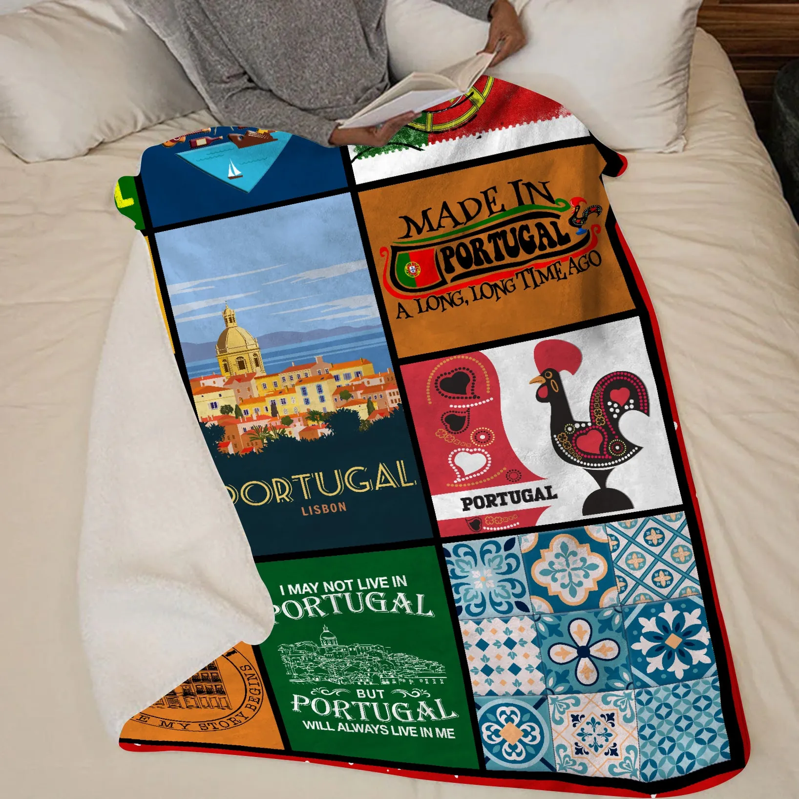 Made In Portugal A Long Long Time Ago Blanket