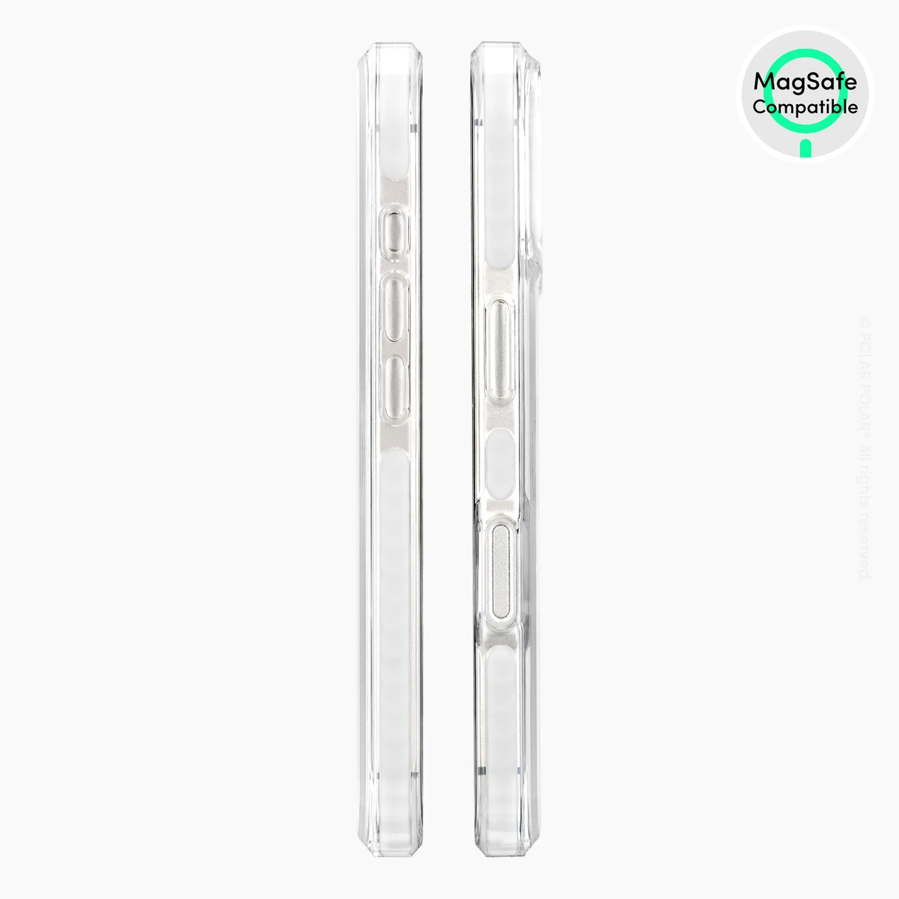 Malachite Terrazzo Gem - iPhone 16 Plus Clear Bumper MagSafe Case