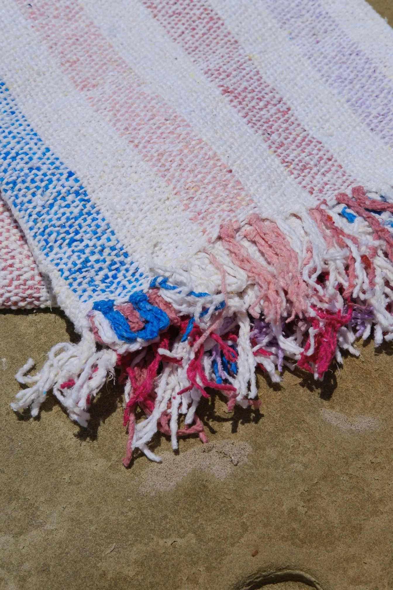 Malibu Stripe Throw Blanket Multicolored