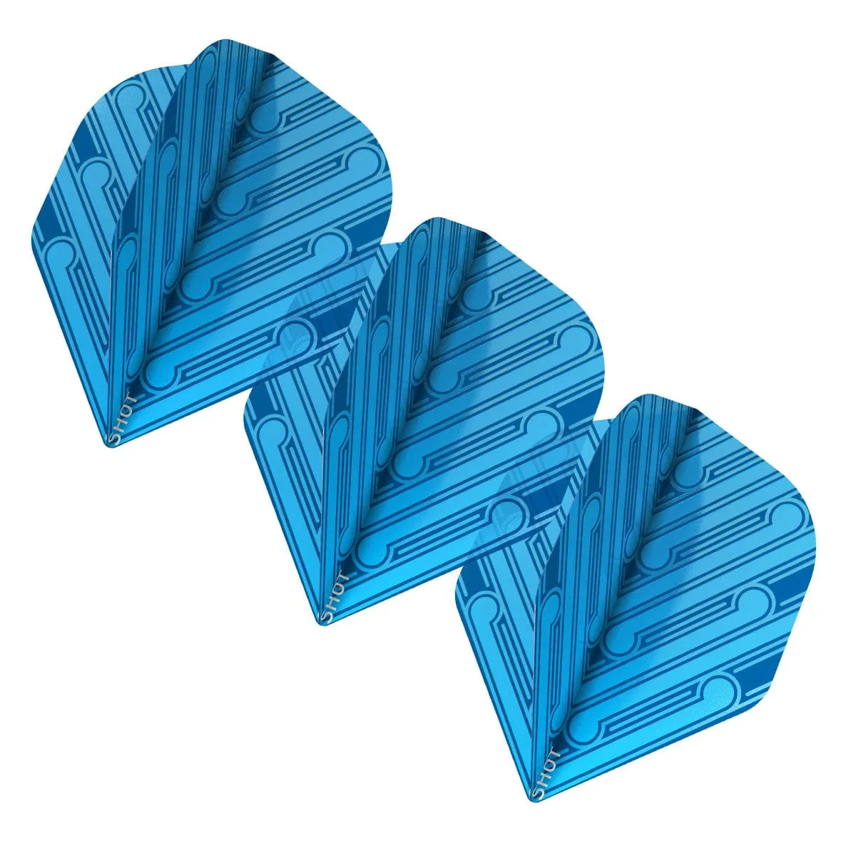 Manu Blue Dart Flight Set-Standard