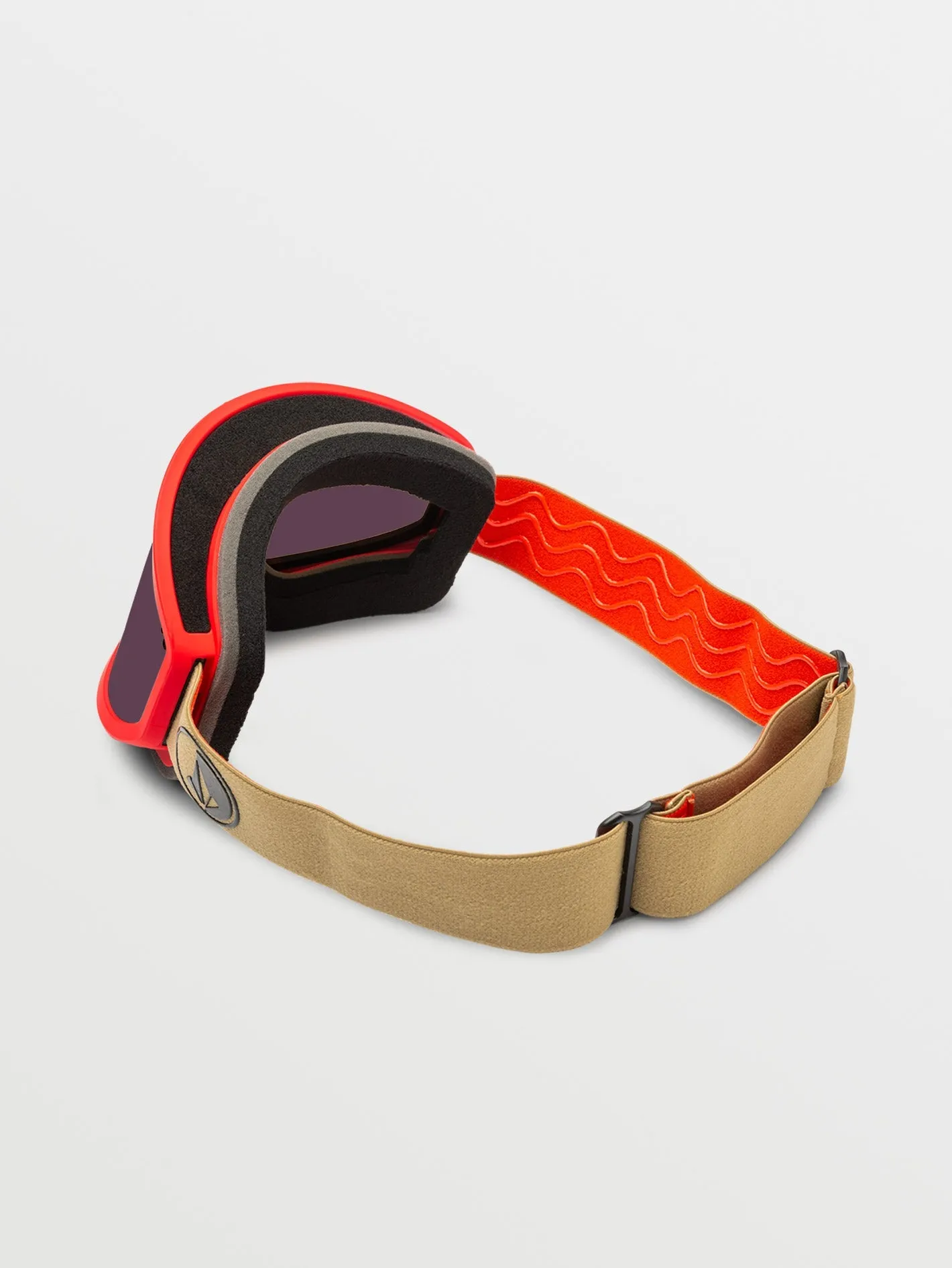 Masque de snow Footprints Orange Shock/Sand (  écran bonus Yellow Chrome) - LIGHT BRONZE