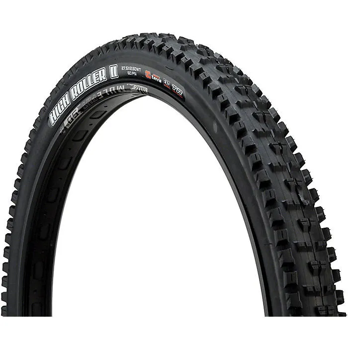 Maxxis High Roller II Tire 27.5 x 2.3, Tubeless, Folding, Black, Dual, EXO, Mountain Bike Tire