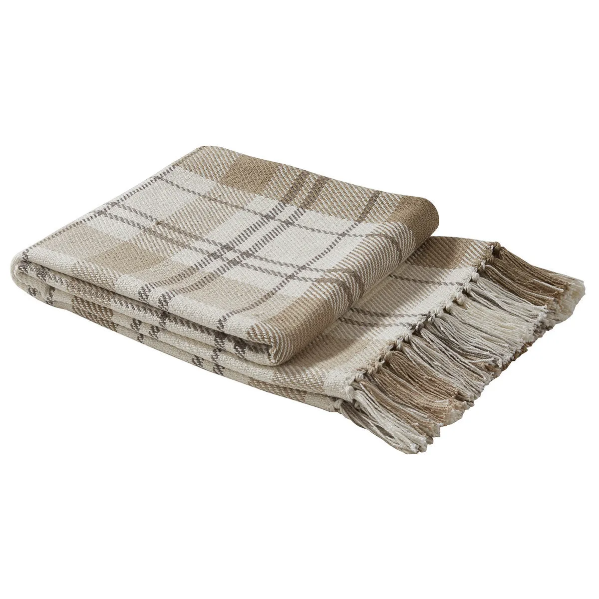 Meadow Plaid Throw