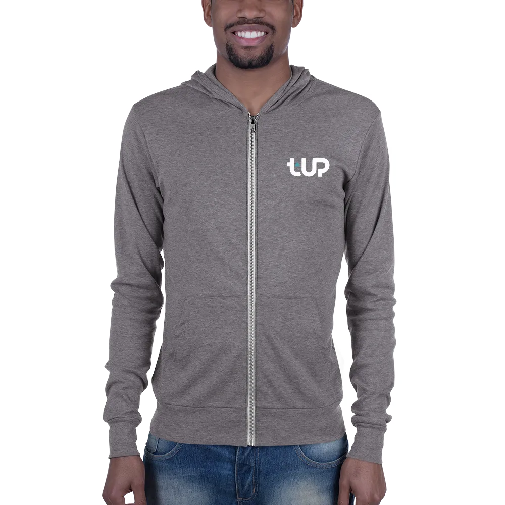 Mens Big Dog Lightweight Zip Hoodie