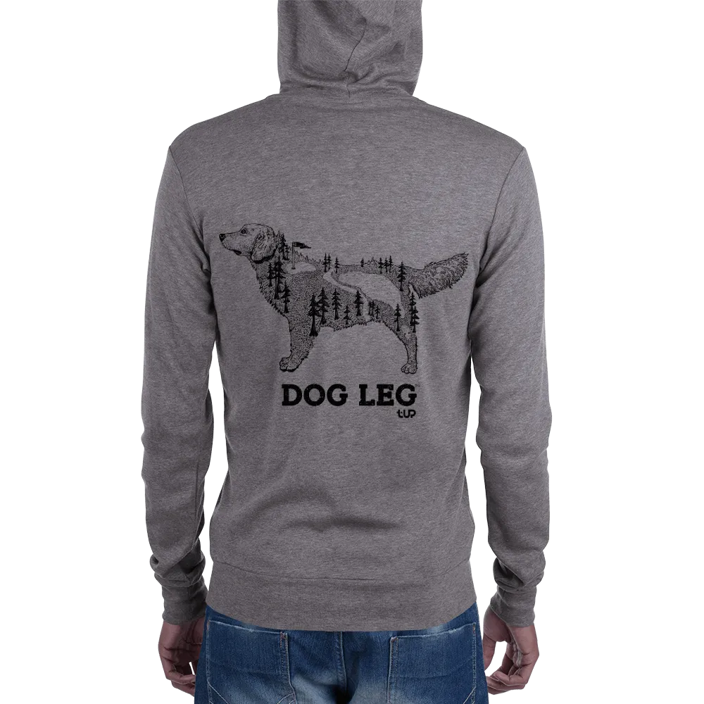 Men's Dog Leg Lightweight Zip Hoodie