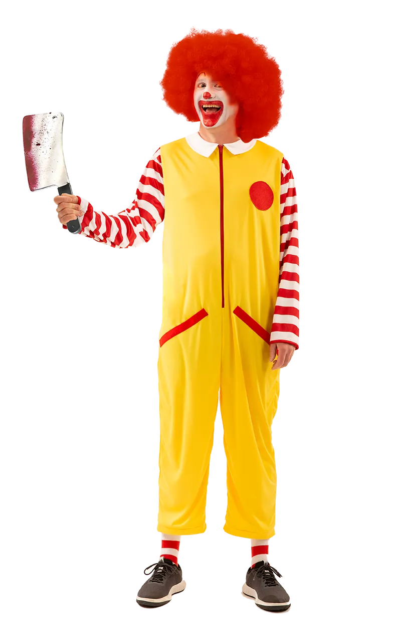 Mens Ronald Clown Costume