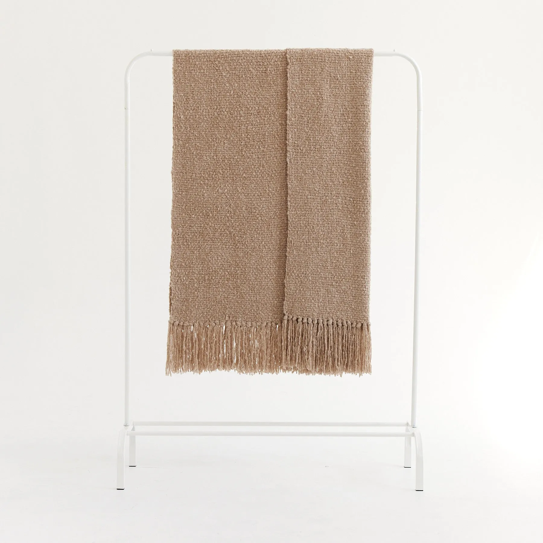 Merino Boucle Wool Luxury Blanket