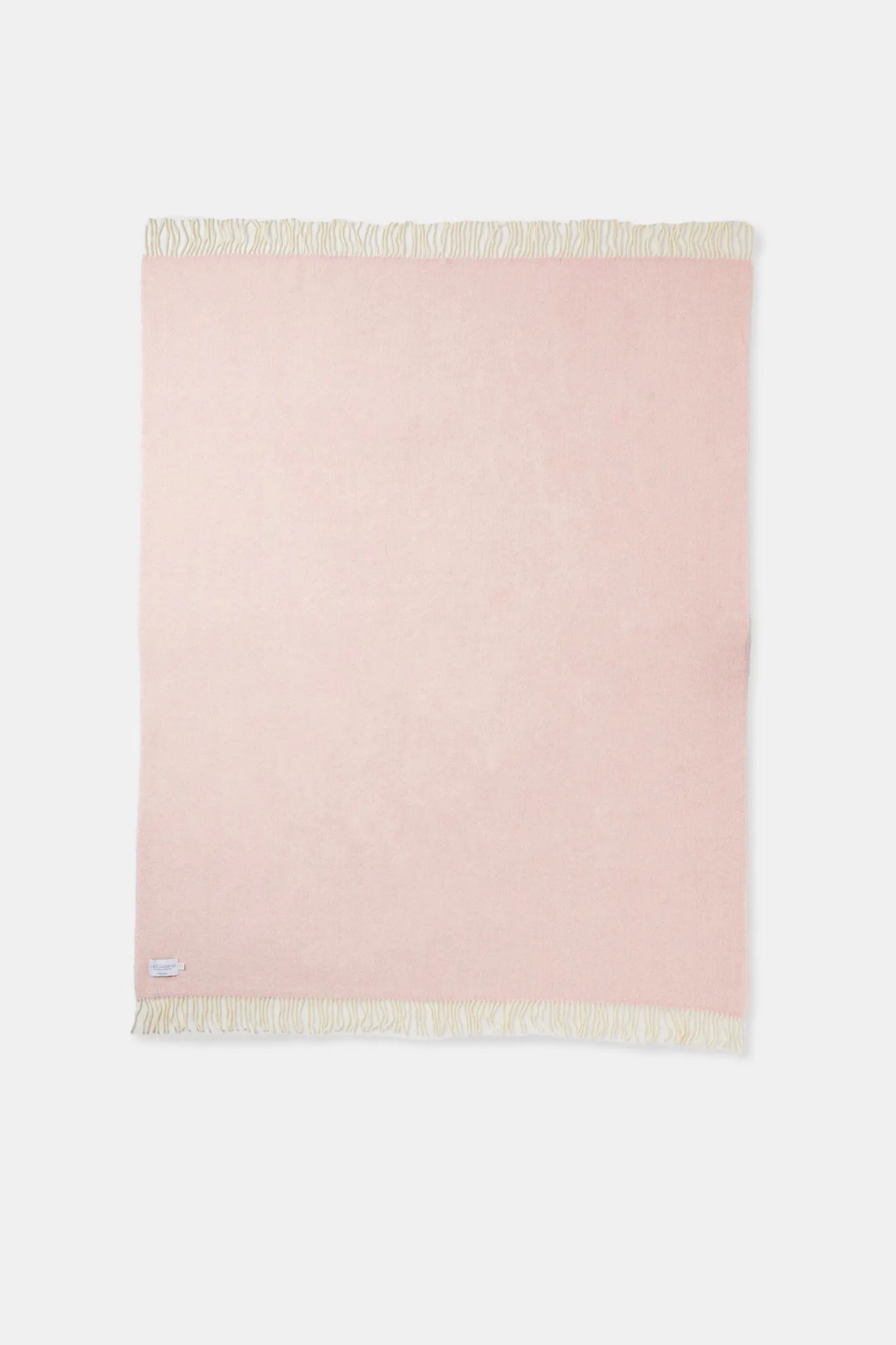 Merino Wool & Cashmere Throw Blanket - Álainn Yew Pink