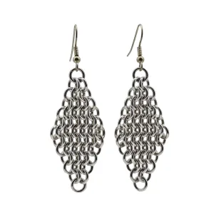 Mesh Diamond Earrings