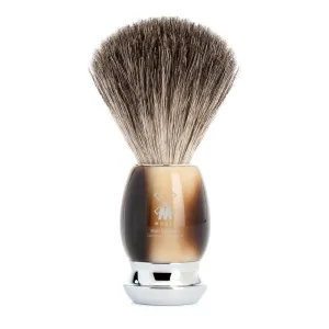 MÜHLE VIVO Shaving Brush, Pure Badger, Brown Horn