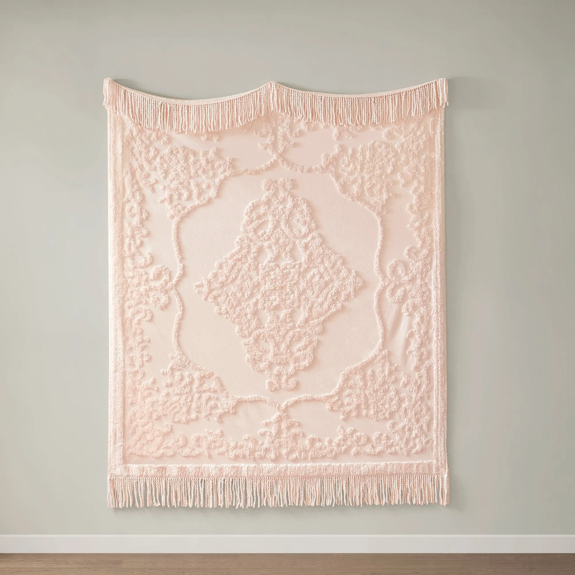 Mila Chenille Lightweight Throw with Fringe Tassel