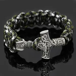 Military Style Mjolnir Paracord Bracelet