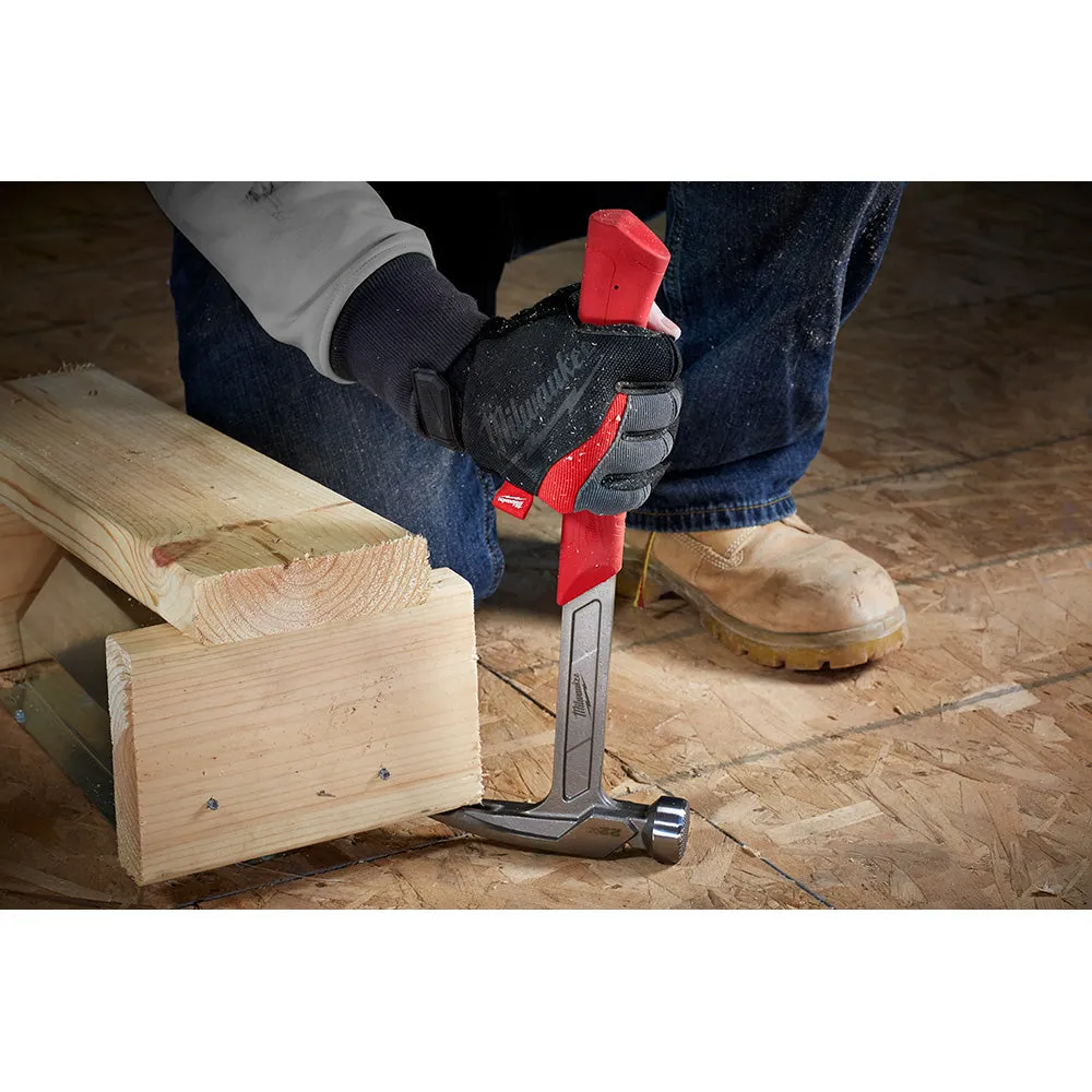 Milwaukee 48-22-9022 22oz Milled Faced Framing Hammer