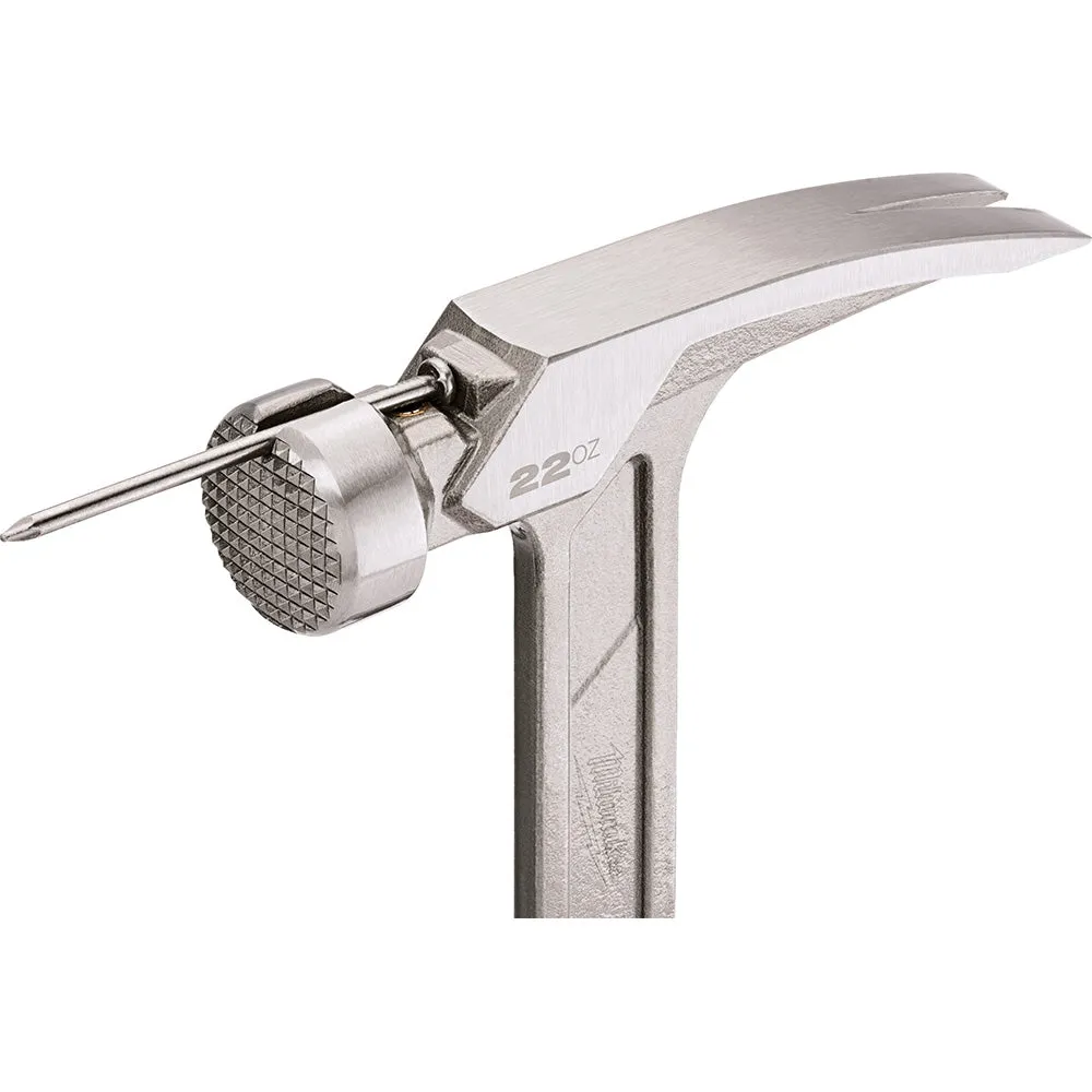 Milwaukee 48-22-9022 22oz Milled Faced Framing Hammer