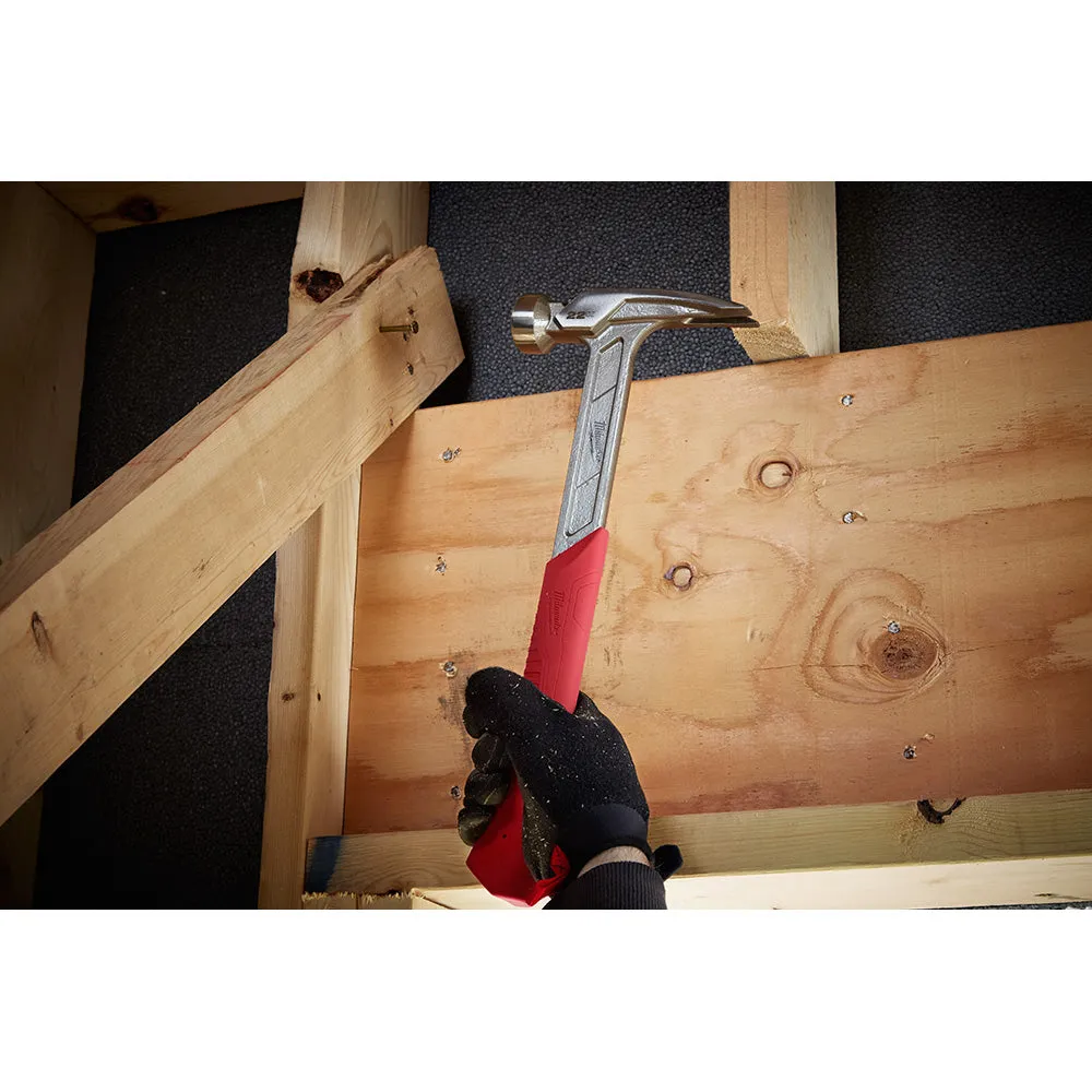 Milwaukee 48-22-9022 22oz Milled Faced Framing Hammer