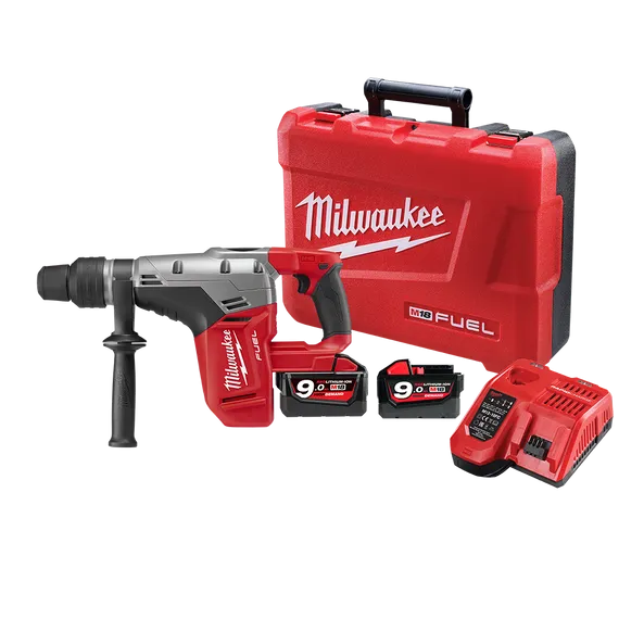 Milwaukee  - M18CHM-902C 40MM Cordless Combi Hammer SDS