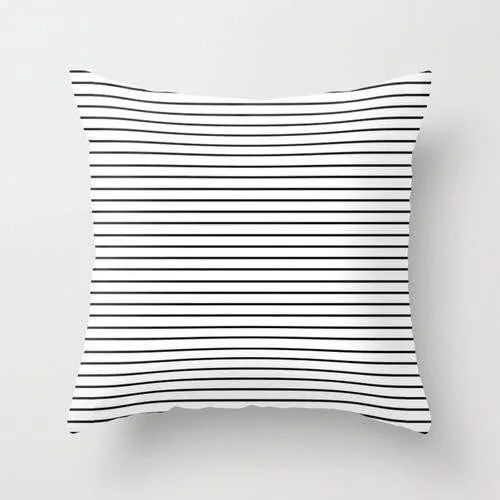 Minimalist Stripes Throw Pillow Cover