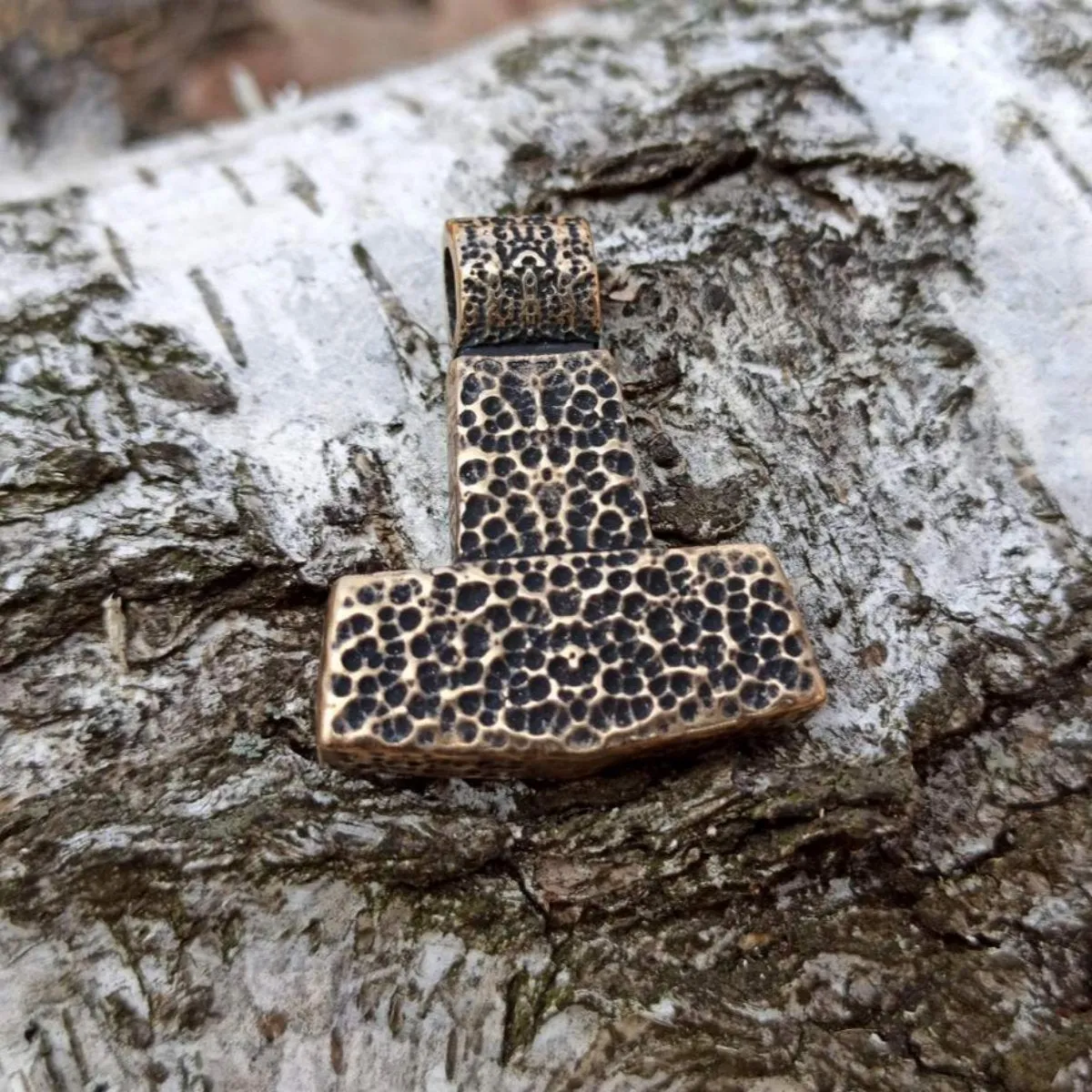 Mjolnir reenactment Bronze pendant