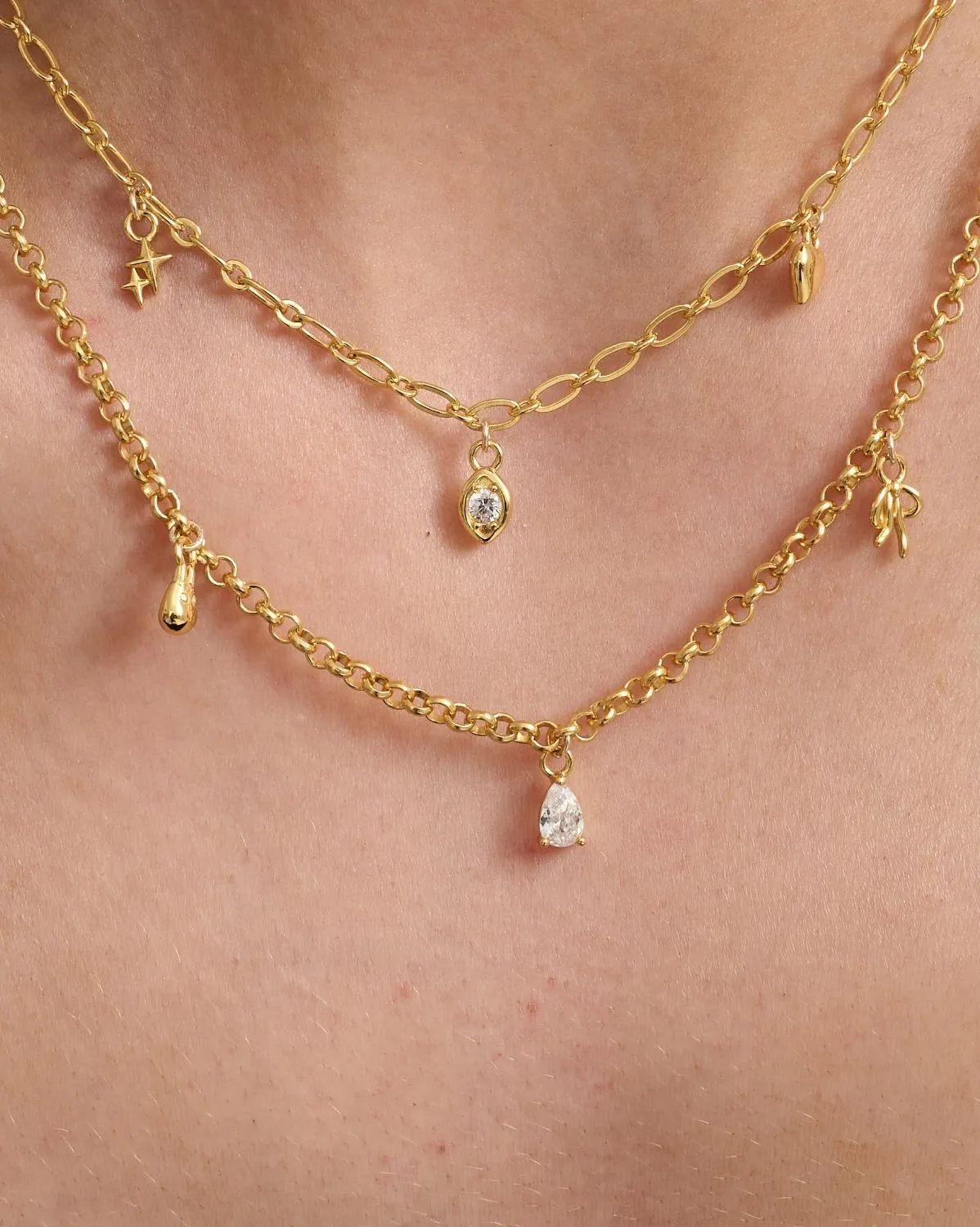 Moissanite Charm