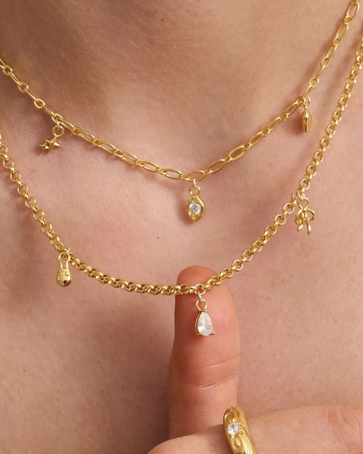 Moissanite Charm
