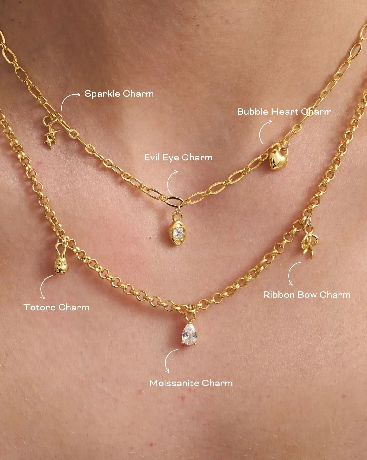 Moissanite Charm