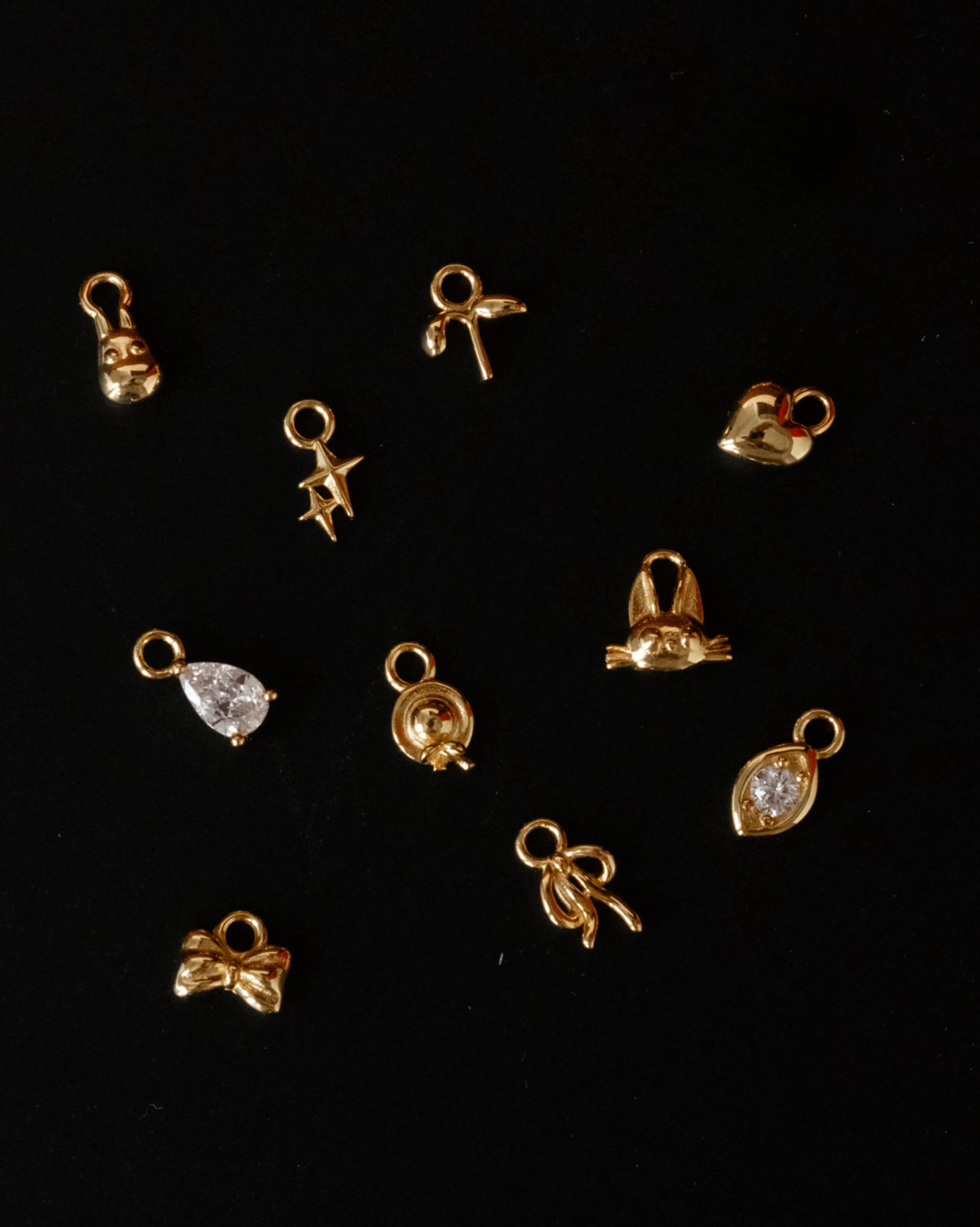 Moissanite Charm