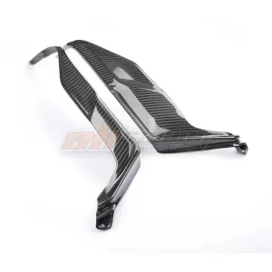 Motorcycle Black Under Tank Side Panels Fender For Triumph Daytona 675 Street Triple 2013-2019 Full Carbon Fiber 100%