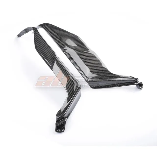 Motorcycle Black Under Tank Side Panels Fender For Triumph Daytona 675 Street Triple 2013-2019 Full Carbon Fiber 100%