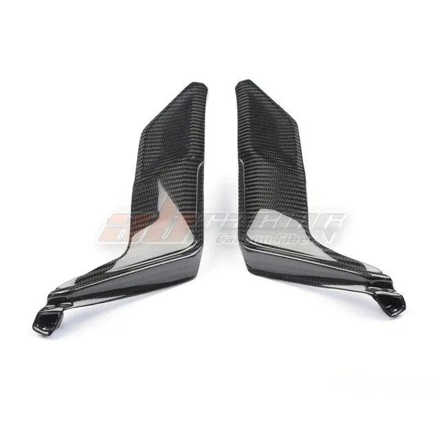 Motorcycle Black Under Tank Side Panels Fender For Triumph Daytona 675 Street Triple 2013-2019 Full Carbon Fiber 100%