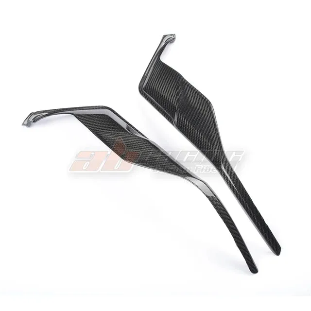 Motorcycle Black Under Tank Side Panels Fender For Triumph Daytona 675 Street Triple 2013-2019 Full Carbon Fiber 100%
