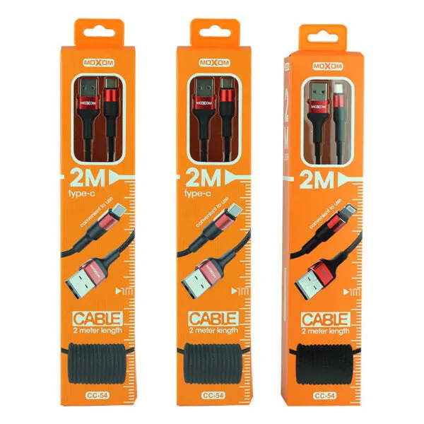 Moxom, 2m Mobile Fast Charging & Data Cable
