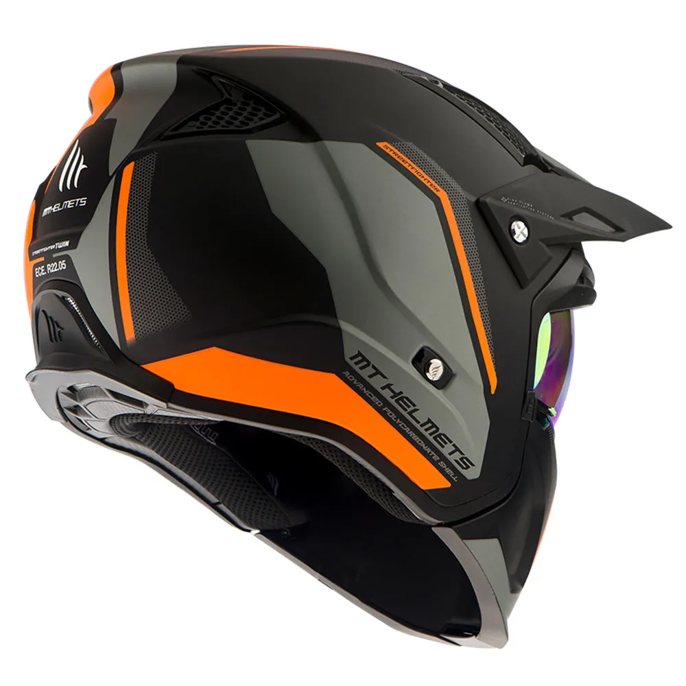 MT STREETFIGHTER [TWIN MATT BLACK/FLURO ORANGE] 56 S
