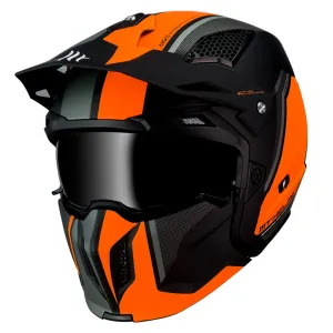 MT STREETFIGHTER [TWIN MATT BLACK/FLURO ORANGE] 56 S