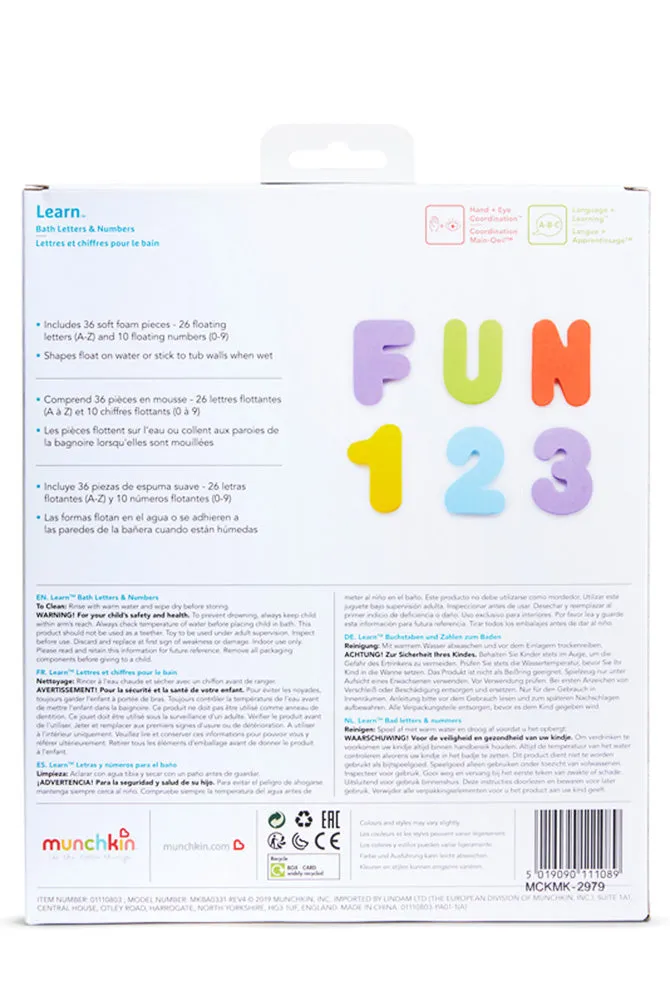Munchkin Bath Letters and Numbers