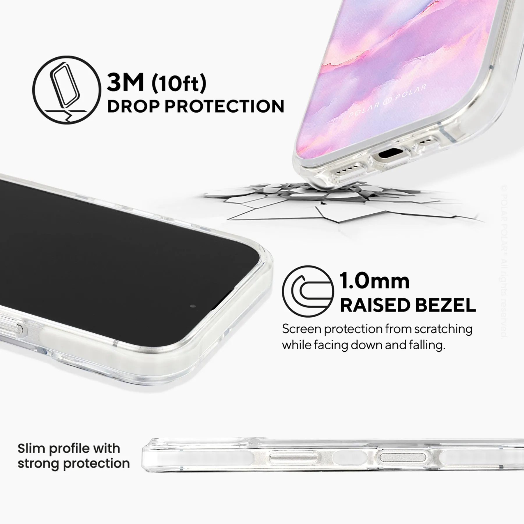 Mythical Sky - iPhone 16 Clear Bumper MagSafe Case