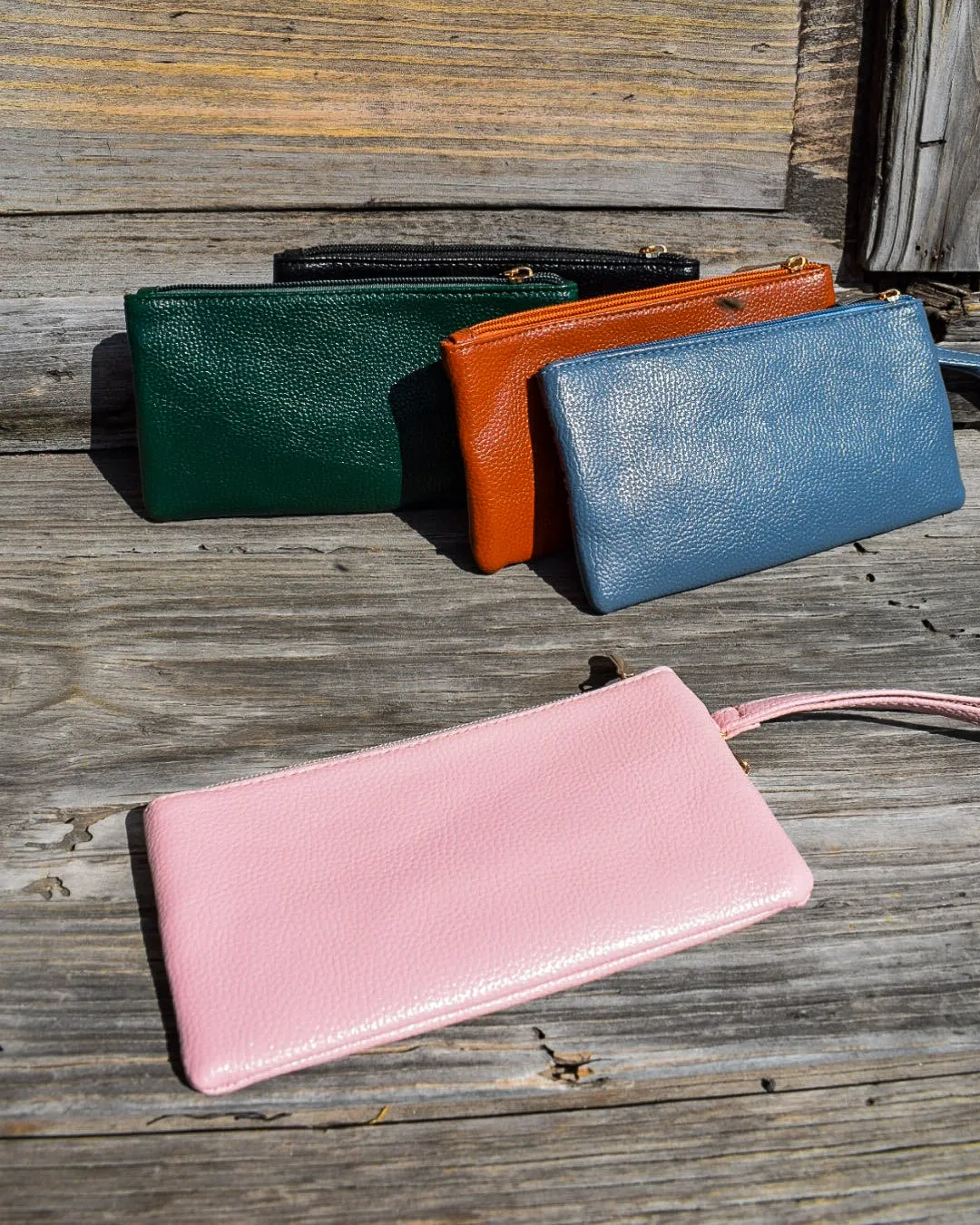 NATASHA TRIPLE ZIP WRISTLET - 5 COLORS