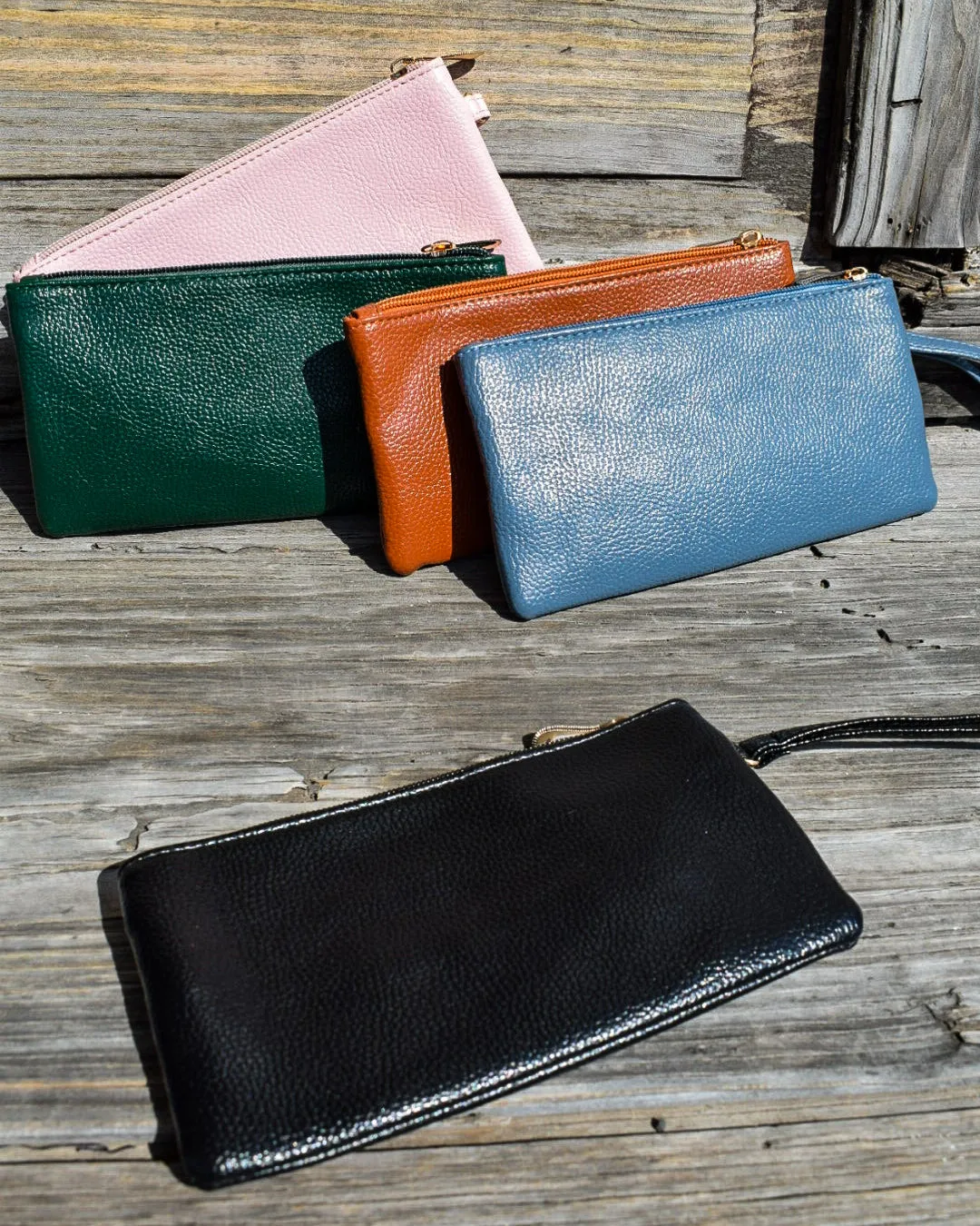 NATASHA TRIPLE ZIP WRISTLET - 5 COLORS