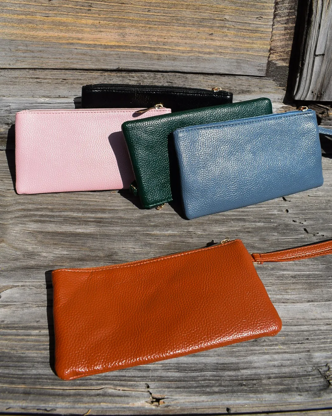 NATASHA TRIPLE ZIP WRISTLET - 5 COLORS