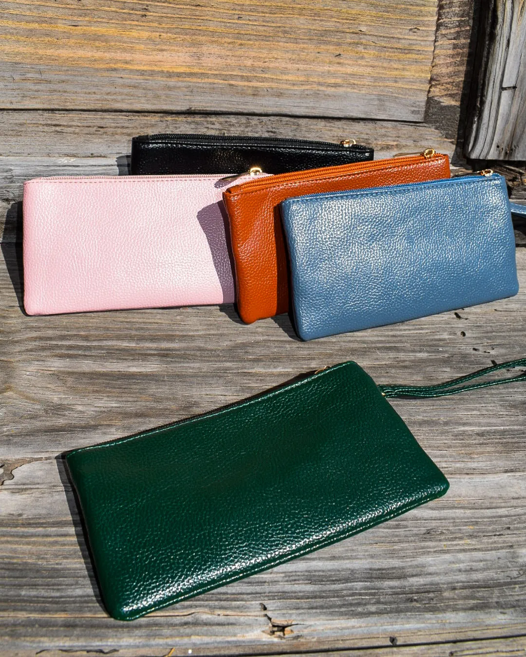 NATASHA TRIPLE ZIP WRISTLET - 5 COLORS